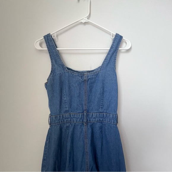 Sincerely Jules Wide Leg Denim Romper Size Small - Picture 6 of 9